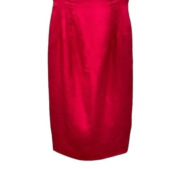 Vintage 1950's Mr. Blackwell Red Dress Size 4